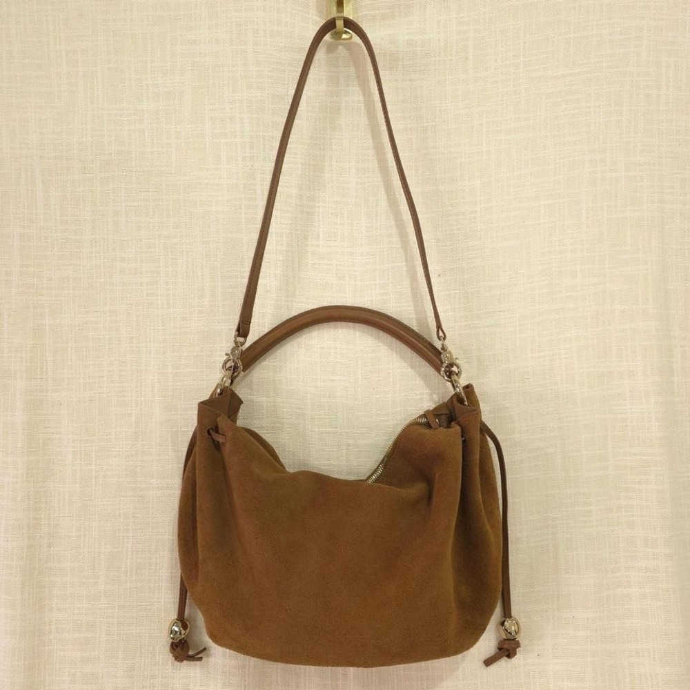 Madewell The Camren Gathered Shoulder Bag - Aged Cognac - Picture 3 of 8
